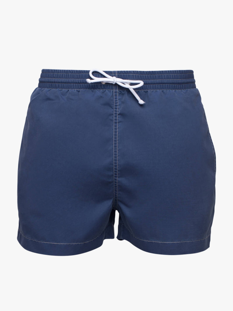 Pantalones cortos de baño lisos de estilo italiano