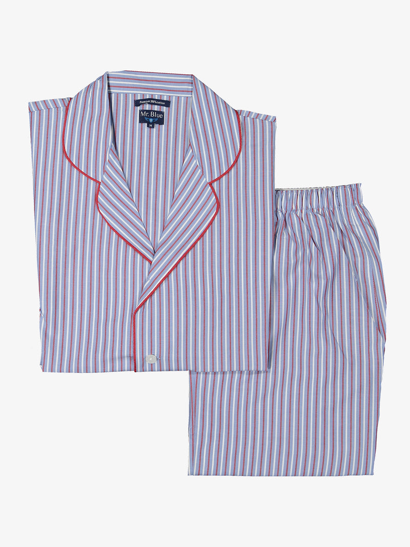 Classic long sleeve striped pajamas