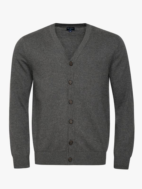 Grey Slim Merino Wool Pullover