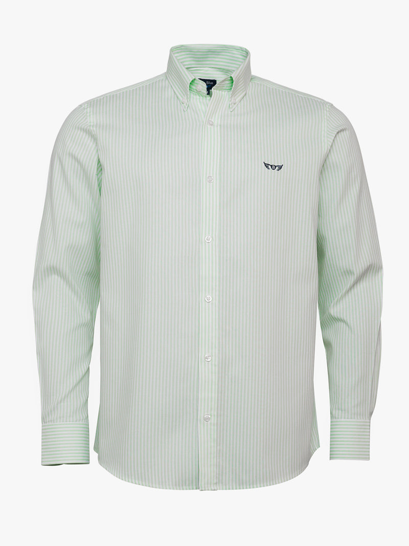 Camisa Regular Fit Oxford Verde Mr. Blue