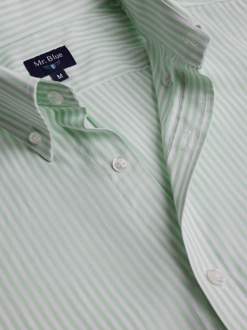 Camisa Regular Fit Oxford Verde Mr. Blue