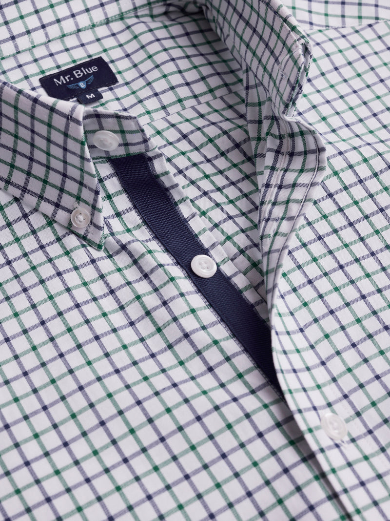 Camisa Regular Fit Oxford Azul Mr. Blue