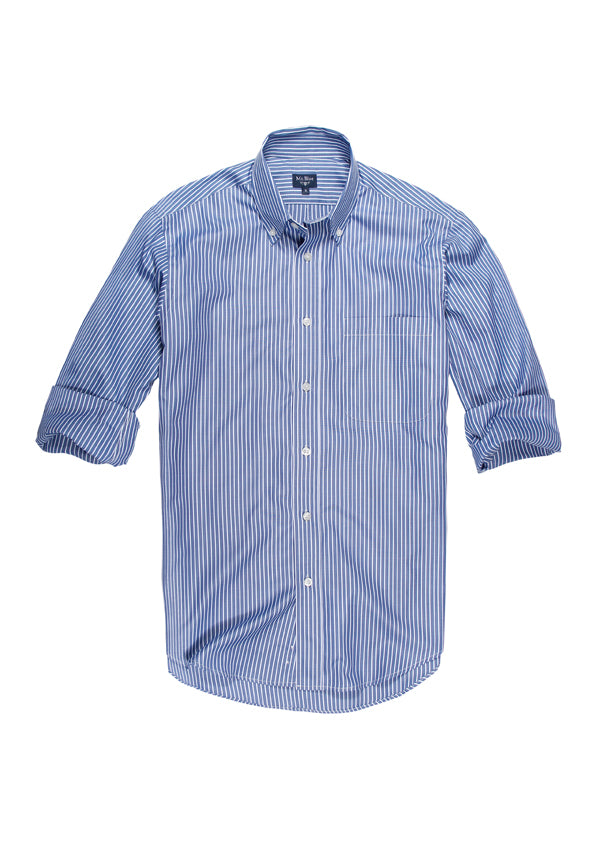 Camisa Regular Fit Azul Mr. Blue